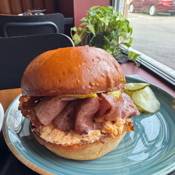 Fried Bologna Sandwich