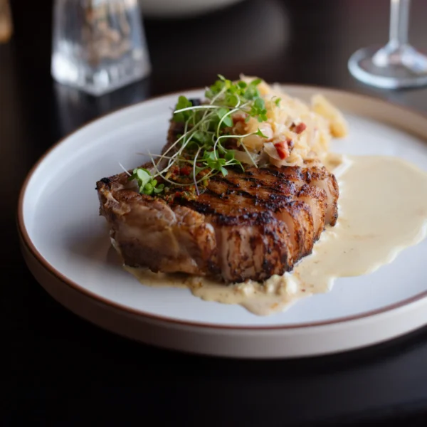 Grilled Double Cut Porkchop